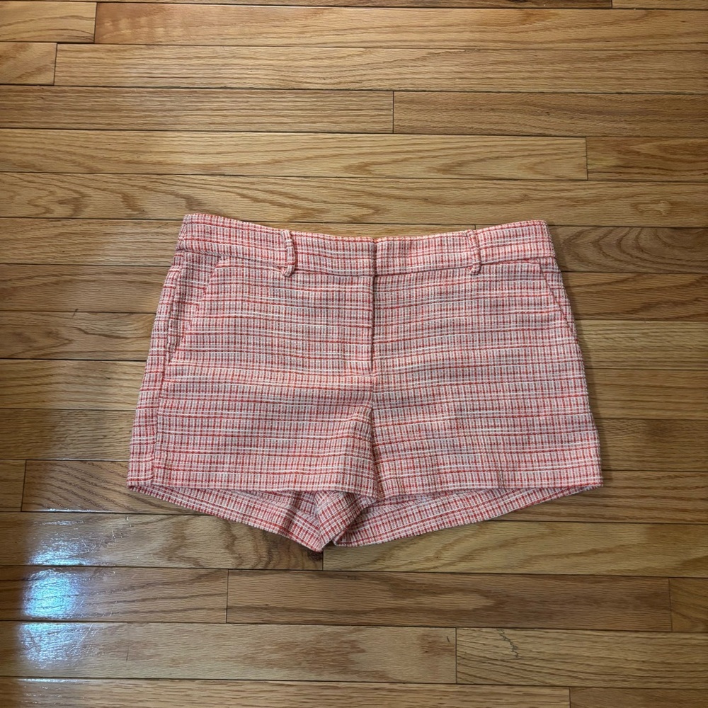 Loft Red and White Tweed - The Rivera Short - Size 10